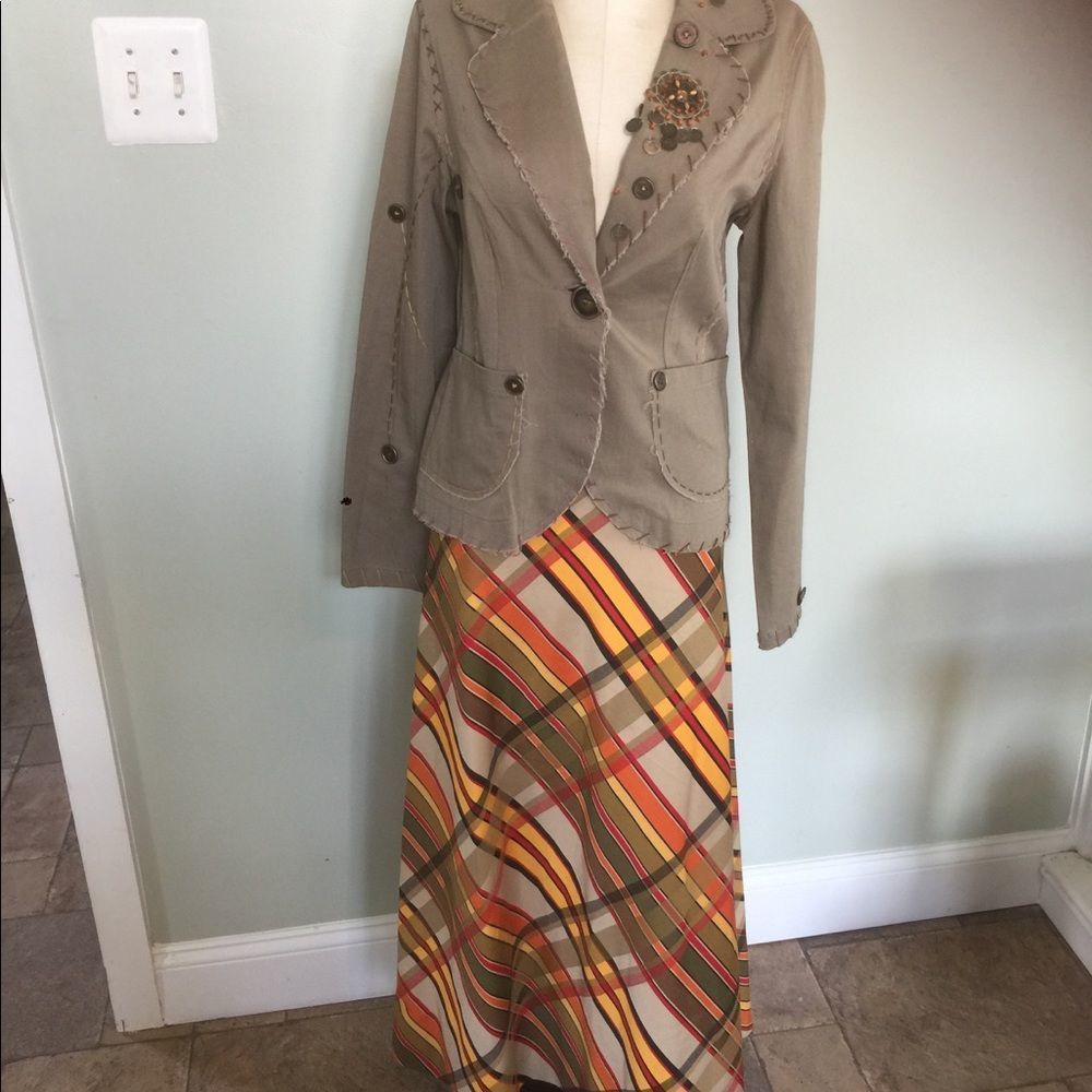 Vintage Patchwork Jacket Small - image 2